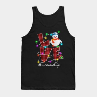 Love Christmas Memawlife Decoration Costume Gift Tank Top